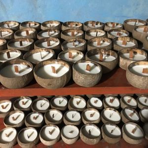 EN TENDENCIA AHORA 2026: Vela de Cáscara de Coco de Quema Limpia para Aromaterapia y Regalos, Aroma Duradero, Artesanía Premium - Product Image 6