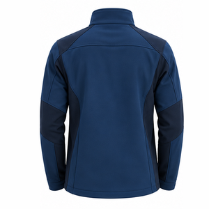 Veste softshell à capuche pour homme, résistante aux intempéries, idéale pour la randonnée et la montagne, style de vie actif, design personnalisé - Product Image 2