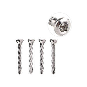 Implantes Veterinarios, Tornillos Corticales Autorroscantes de Acero Inoxidable de 2.4 mm x 18 mm, 10 Piezas, para Veterinaria, Ortopedia, Accesorios - Product Image 2