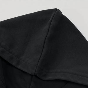 Sudadera con capucha Y2K personalizada para mujer, con cremallera, costuras en contraste, corte holgado, top corto tipo waffle, suéter de punto y sudaderas con capucha para mujer - Product Image 4