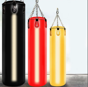 Durable Leather Boxing Punching <b>Bag</b> for Men, Heavy KickBoxing Sandbag for GYM, MMA Thai,Taekwonda <b>Training</b>, Sanda Fitness,120cm - Product Image 1