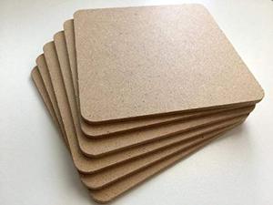 Posavasos Cuadrados de MDF Hechos a Mano de Lujo Premium, Material de Alta Calidad, Tamaños Personalizados, Grosor de 3 mm, Diámetro de 300 mm - Product Image 2