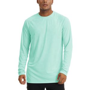 OEM, venta al por mayor de camisetas deportivas para hombres, personalizado, ajustado y de gran tamaño, manga larga, cuello redondo, sudadera y camiseta informal con nuevo diseño - Product Image 3