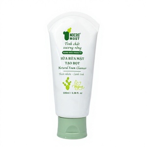 Gel Nettoyant Doux pour le Visage Nettoyage en Profondeur à l'Huile Essentielle de Pamplemousse Tous Types de Peau 100g Gel Nettoyant Vert Clair Usage Quotidien - Product Image 1