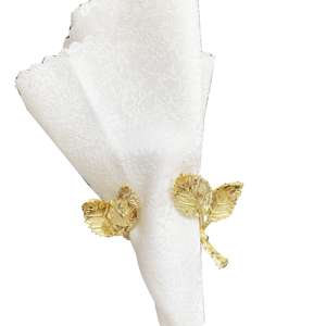 Anneaux de serviette en acier inoxydable pour la décoration de table, porte-serviettes élégants réutilisables pour la maison et les restaurants - Product Image 6