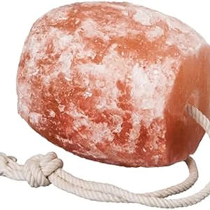 Bloque de Sal Rosa del Himalaya en Cuerda de 1-2 kg para Caballos, Ganado, Suplemento Mineral, Alimento para Animales - Product Image 5