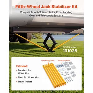 Kit Stabilizzatore JTFT Strong Arm Jack 191025 per Ruota di Traino RV, Compatibile con Sistemi e Componenti RV - Product Image 2