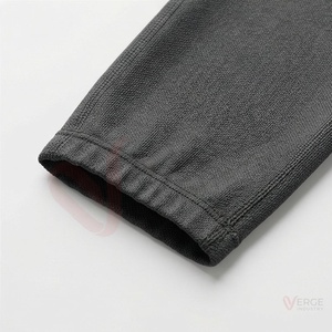 Conjunto de yoga sin costuras para mujer, 2 piezas, top corto tipo racerback, leggings de cintura alta y largo completo, color liso - Product Image 6