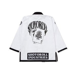 Último Modelo Shoyorol Blanco #   Kimono Brasileño de Jiu-Jitsu BJJ, Uniforme de Jiu-Jitsu, 100% Algodón, Transpirable, Corte Holgado, para Entrenamiento, 440g - Product Image 2