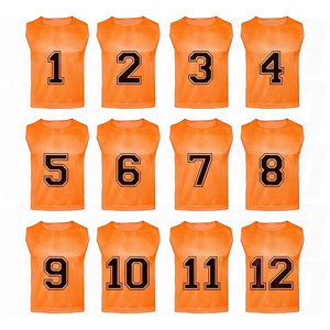 Pinnies Scrimmage Vest for Kids Youth and Adults Lightweight Breathable Numbered Penny Jerseys <b>Soccer</b> Training - Product Image 5