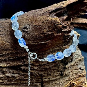Natural Rainbow Moonstone Smooth Oval Gemstone Beads <b>Bracelet</b> 8x10MM Handmade Minimalist <b>Beaded</b> <b>Bracelet</b> for Women Fashion Bulk - Product Image 6