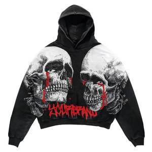 Sudadera con Capucha de Invierno Informal, Sólida, de Alta Calidad, con Bordado Personalizado e Impresión Digital, Transpirable, de Secado Rápido, 100% Algodón, Forro Polar Térmico para Hombre - Product Image 4