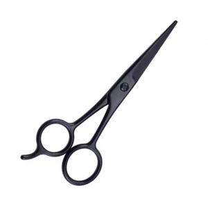 Black Coated Sleek Right-Handed Makeup Scissors Sharp Pointed Tip Stainless Steel Eyebrow Eyelash Trimming Cutting Professional - Product Image 3