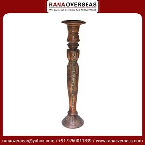 Grand bougeoir en bois sculpté à la main pour décorations de mariage décorations de fête à prix compétitif - Product Image 6