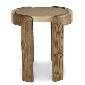 Tabouret rembourré moderne avec pieds en bois, design capitonné, style rustique, pour salon, chambre, entrepôt, meuble ottoman - Product Image 5