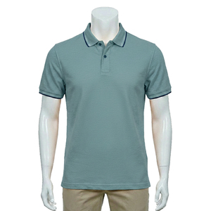 Polo pour homme avec logo personnalisé - Tissu mélangé Spandex / Coton respirant à manches courtes - Polos en gros - Polo de golf uni OEM - Product Image 6