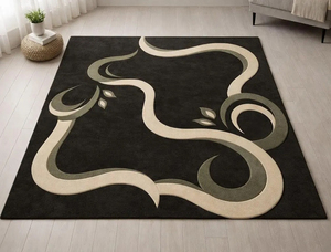 Alfombra Moderna de Lujo Nórdica para Sala de Estar, Alfombra Grande Resistente a las Manchas, Decoración para el Hogar - Product Image 2