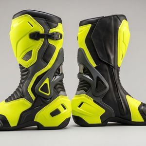 Bottes de moto longues imperméables, chaussures de moto avec design protecteur et semelle à forte adhérence pour toutes les conditions météorologiques - Product Image 6