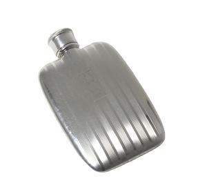 Classic Mirror Finish Steel Hip <b>Flask</b> with Smooth Plain Surface, Strong Build Quality, Ideal for Men and Gifting - Product Image 2