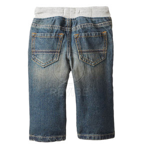 Jeans en denim pour enfants, légers, décontractés, motif 3D, haute qualité, service OEM, coton extensible délavé, couleurs personnalisées en gros - Product Image 2