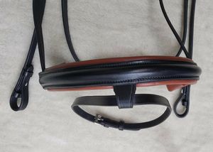 Brida para Caballo de Cuero Genuino de Grado Profesional, Acabado Liso, Equipo de Equitación - Product Image 5