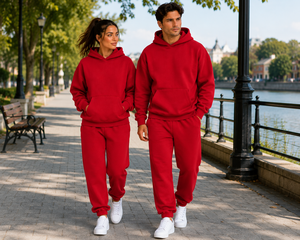 Conjunto Deportivo para Hombre y Mujer, Premium, 100% Algodón, Antiarrugas, Sudadera con Capucha Extra Grande, Pantalones Deportivos, Diseño 2 en 1, Informal - Product Image 5