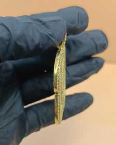 จี้ตัวอักษรประดับเพชรโมอิสซาไนต์ VVS เงินแท้ 925 แบบ Iced-Out จี้ตัวอักษรแบบกำหนดเอง เครื่องประดับฮิปฮอป ตัวอักษรเริ่มต้นแบบกำหนดเอง - Product Image 3