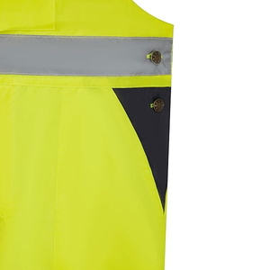 Salopette de travail haute visibilité réfléchissante personnalisée OEM de haute qualité pour la construction – Prix de gros - Product Image 3
