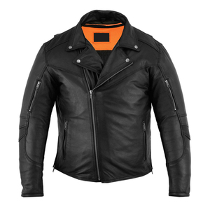 Vestes en cuir personnalisées pour hommes, vestes de moto en cuir tendance, veste de motard en cuir véritable de haute qualité, vêtements de rue - Product Image 1