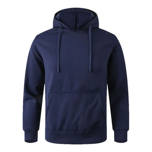 OEM Custom Embroidered Solid Winter Zipper-Up Hoodies Factory Wholesale 100% Cotton <b>Thick</b> <b>Fleece</b> Blank for Men Digital Custom - Product Image 5