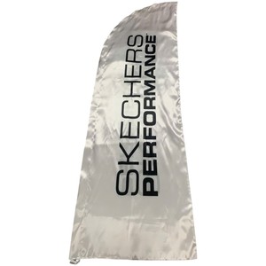 Bandera de Aluminio Geely Monjaro con Diseño de Lágrima, Bandera de Pluma de Poliéster Azul con Impresión Digital, Pancarta Promocional Resistente - Product Image 2