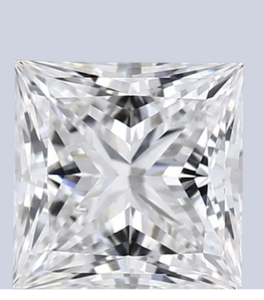 Diamant blanc de laboratoire certifié IGI, taille princesse, D VVS2 1 carat, CVD HTHP, pour la fabrication de bijoux - Product Image 1