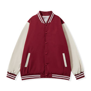 Uniformes de haute qualité, vestes bomber de baseball unisexes avec logo personnalisé, prêtes à être expédiées en gros pour les étudiants universitaires - Product Image 5