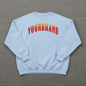 สินค้ามาใหม่ 2026 เสื้อกันหนาวผู้หญิง ฮู้ดดี้และเสื้อสเวตเชิ้ต ผ้าฝ้ายฟลีซ 100% 500GSM เสื้อสเวตเชิ้ตคอกลมแบบสวมสำหรับสุภาพสตรี - Product Image 4