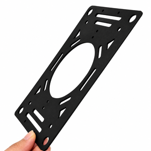 Support de plaque froide GPU personnalisé OEM en aluminium noir 5052 6061, plaque de montage en tôle de précision pour serveur IA à refroidissement liquide - Product Image 5