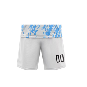 Breathable Soccer Ball Uniform Premium Athletic Jersey Shorts Set Custom Team Name 100% Polyester for Sports - Product Image 4