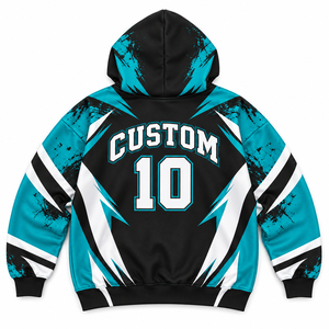Sudadera con Capucha Personalizada para Mujer, Sudadera con Bloques de Color y Estampado de Letras, Chaqueta con Capucha y Bolsillo para Uso Casual - Product Image 5