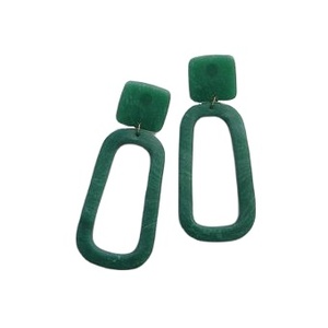 Pendientes de resina tipo colgante, pendientes acrílicos redondos de araña y calabaza para Halloween - Product Image 4