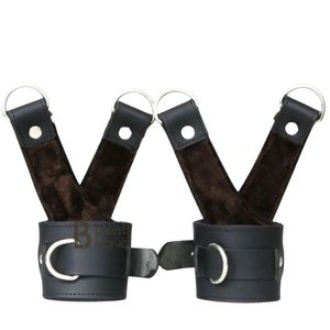 Kit de démarrage pour bondage en cuir véritable imperméable et écologique Black Sheep avec menottes, collier, paddle, poids 1 kg - Product Image 6