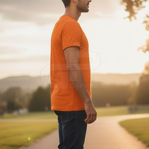 T-shirt imprimé western pour homme, tee-shirt en coton tendance pour les tenues estivales et les sorties du week-end. T-shirts western pour homme. - Product Image 5