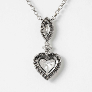 Collar de Diamantes Cultivados en Laboratorio con Corte Radiante de 3.00ct en Oro Blanco de 14K, Colgante de Diseño, Joyería de Lujo para Mujer, Regalo, Certificado IGI - Product Image 3
