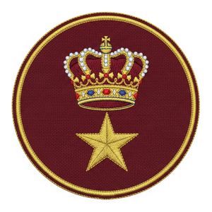 Parche Masónico de la Corona del Ojo que Todo lo Ve en Dorado, Redondo, de Tela Negra, Insignia de la Francmasonería, Decoración para Uniformes de Orden Fraternal - Product Image 6
