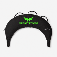 Sac de musculation bulgare personnalisé avec logo, en PU PVC, lesté de sable, pour entraînement de force, gym et fitness