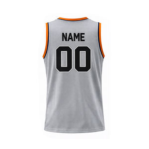 ชุดบาสเก็ตบอลโพลีเอสเตอร์ ป้องกันแบคทีเรีย ระบายอากาศ แห้งเร็ว ซับเหงื่อ ชุดยูนิฟอร์มทีมสำหรับนักเรียนฤดูร้อน แบบยูนิเซ็กซ์ รับสั่งทำ - Product Image 2