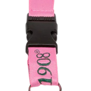 AKA Pink & Green Breakaway <b>Lanyard</b> with Detachable Buckle ID Badge Key Holder Neck Strap Black Pink Green <b>Polyester</b> <b>Lanyard</b> - Product Image 3