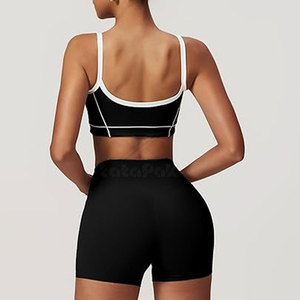 Shorts de Yoga para Mujer al por Mayor, de Alta Calidad, Antibacterianos, de Secado Rápido, Transpirables, Material Suave, Elástico, 2 Piezas - Product Image 3