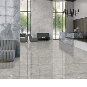 Azulejos de Porcelana Esmaltada con Acabado Brillante, 24x48 Pulgadas, Gran Tamaño, para Pisos Interiores de Diseño Contemporáneo - Product Image 1