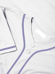 Servicio OEM, Jersey de Béisbol Transpirable, Nuevo Estilo, Precio al por Mayor, Jersey de Béisbol en Blanco, Ropa Deportiva - Product Image 6