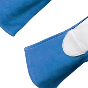 Gants de soudage en cuir de vache de 16 pouces, résistants à la chaleur, ignifuges, respirants, confortables, anti-éclaboussures, protection contre les éclaboussures de métal fondu - Product Image 4