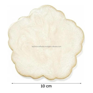 Posavasos de Flores, Posavasos de Resina Epoxi con Flores Naturales Prensadas, Coloridos, Reutilizables, Redondos, Utensilios de Cocina - Product Image 2